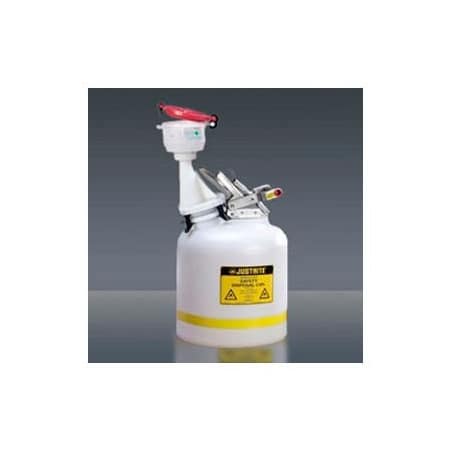 Eco Funnel 4in  System, 5 Gal Safety Can, Red Lid EF-4-Justrite-B5-SYS